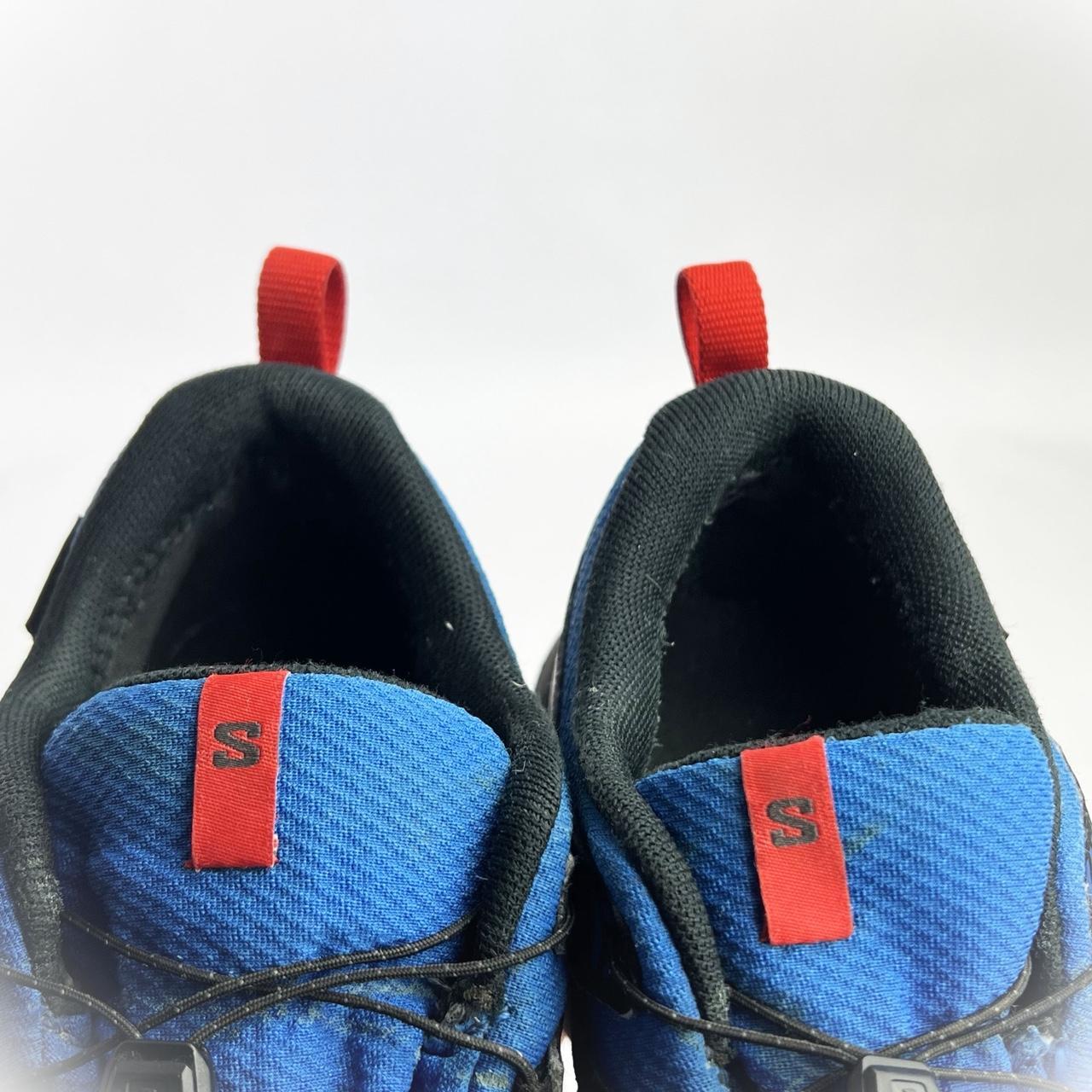 Salomon XA Pro v1 blue/red waterproof UK 4.5