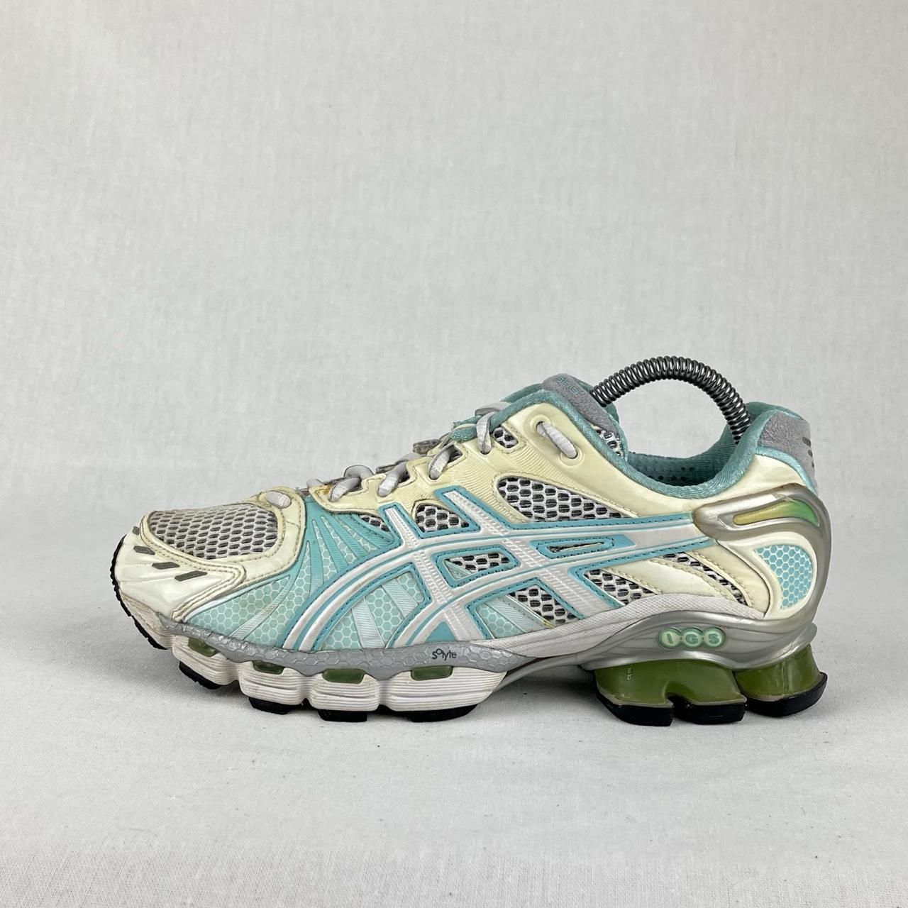 Asics Gel-Kinsei 3 white/cream/turquoise