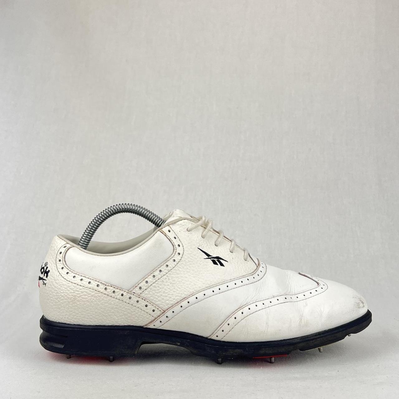 Reebok Leather Golf Brogues White