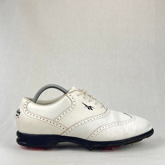 Reebok Leather Golf Brogues White