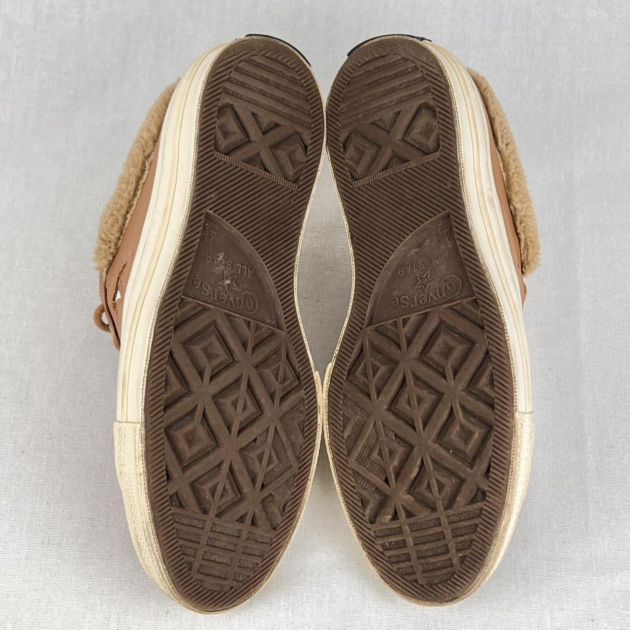 Converse Ox Low One-Star Leather Fur brown
