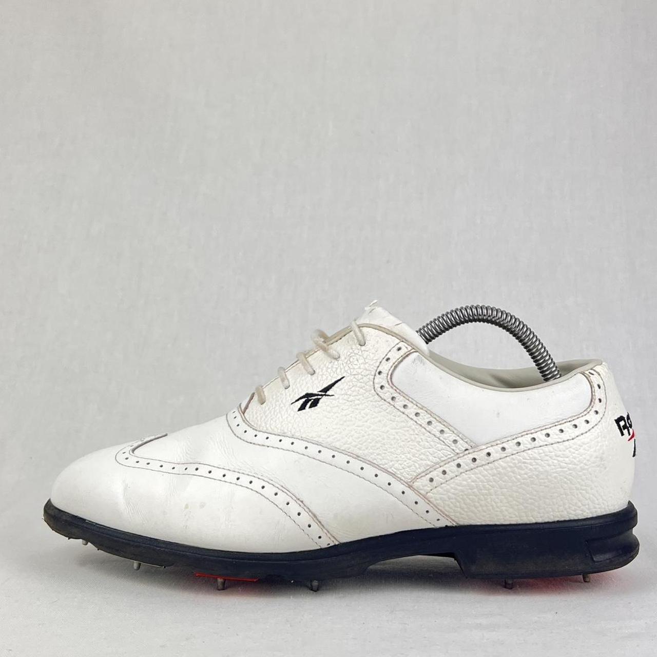 Reebok Leather Golf Brogues White