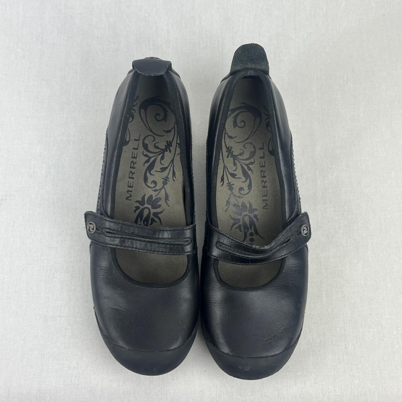 Merrell Plaza Bandeau Mary Jane black leather