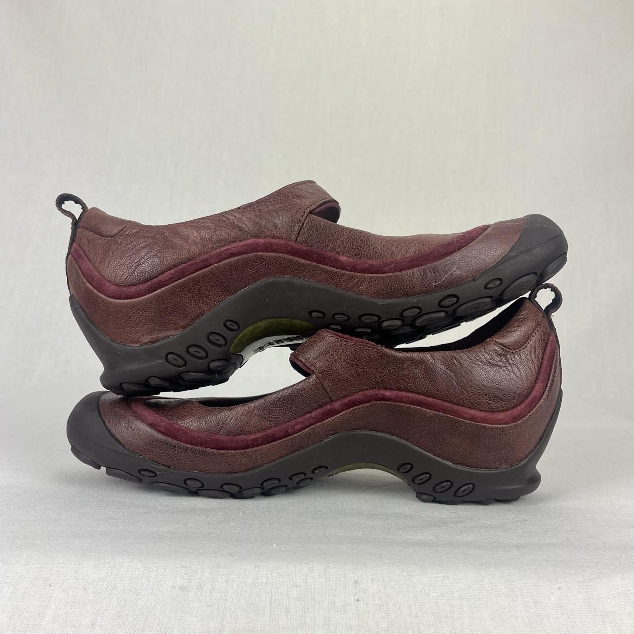 Merrell Plaza Emme Mary-Jane Wine Red Leather