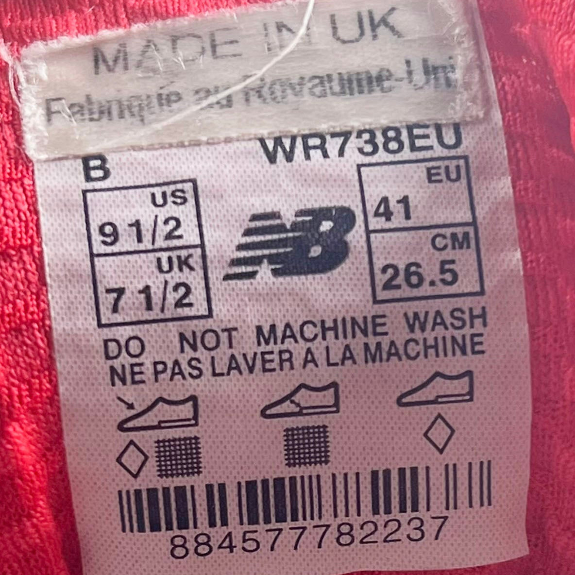 New Balance 738 white/red