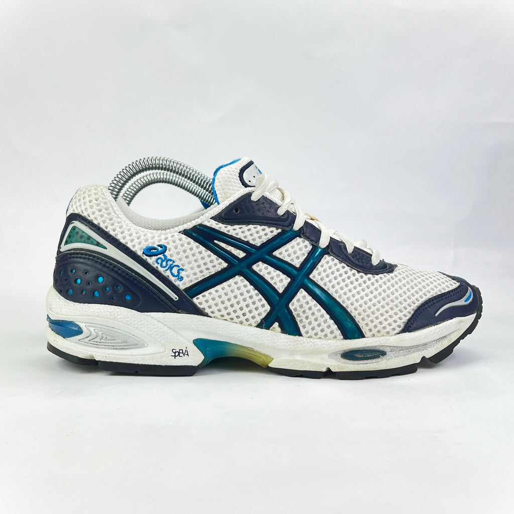 Asics Gel-Cumulus white/blue UK 7