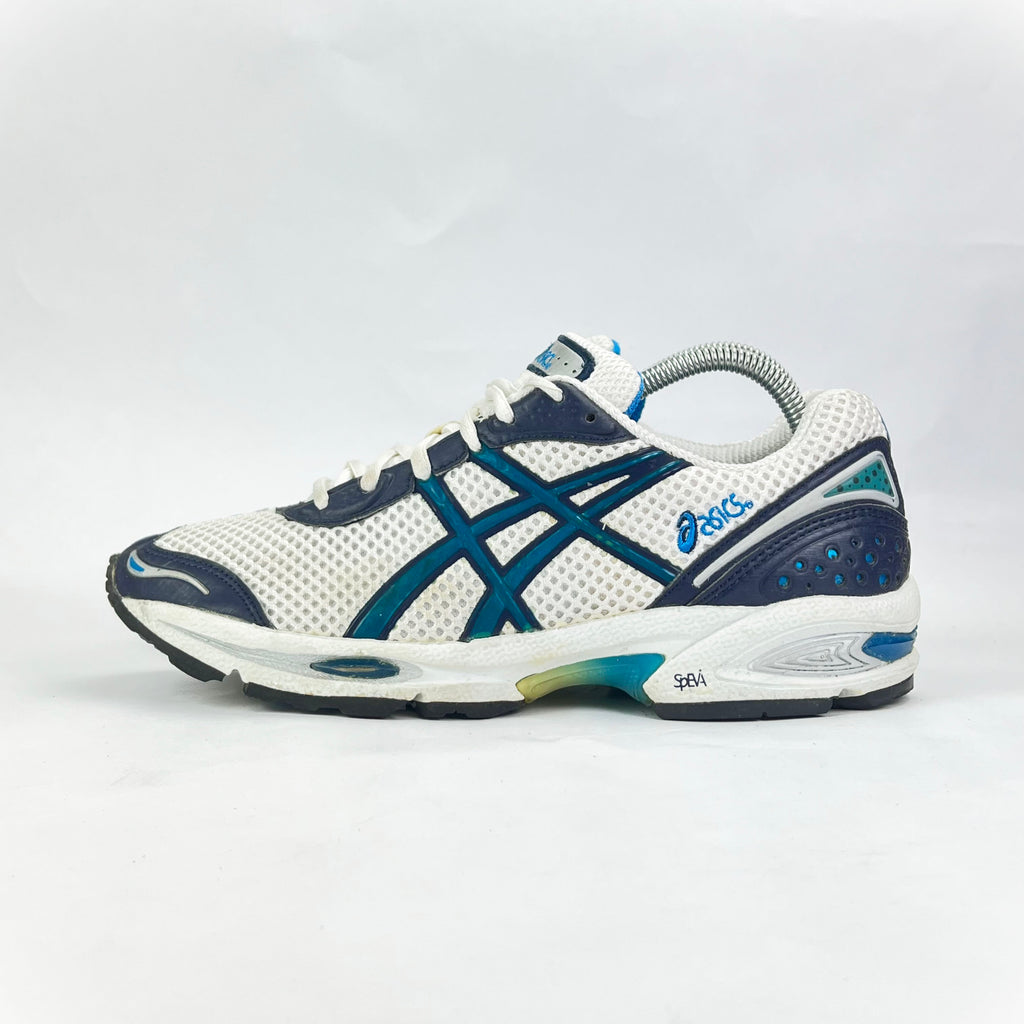 Asics Gel-Cumulus white/blue UK 7