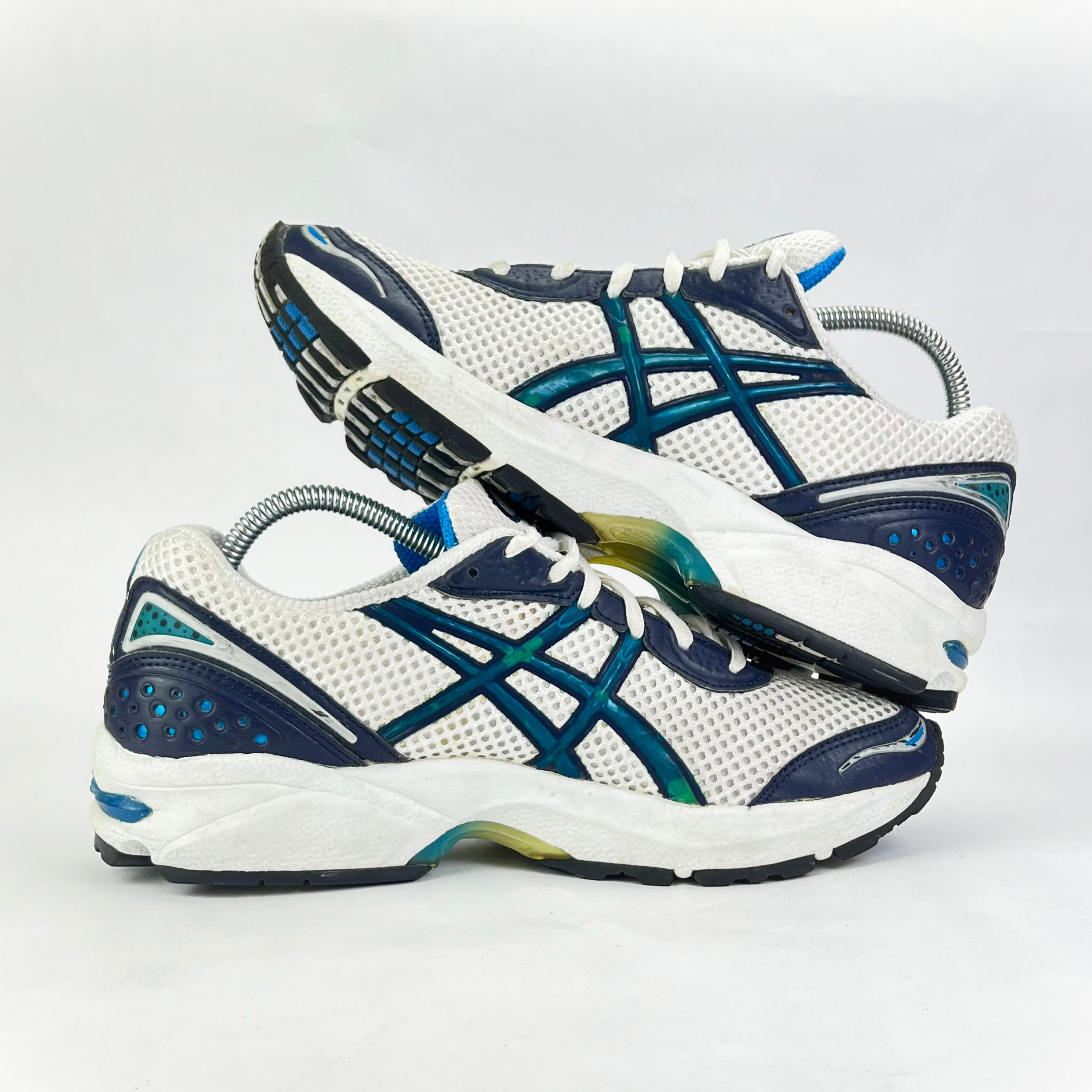 Asics Gel-Cumulus white/blue UK 7