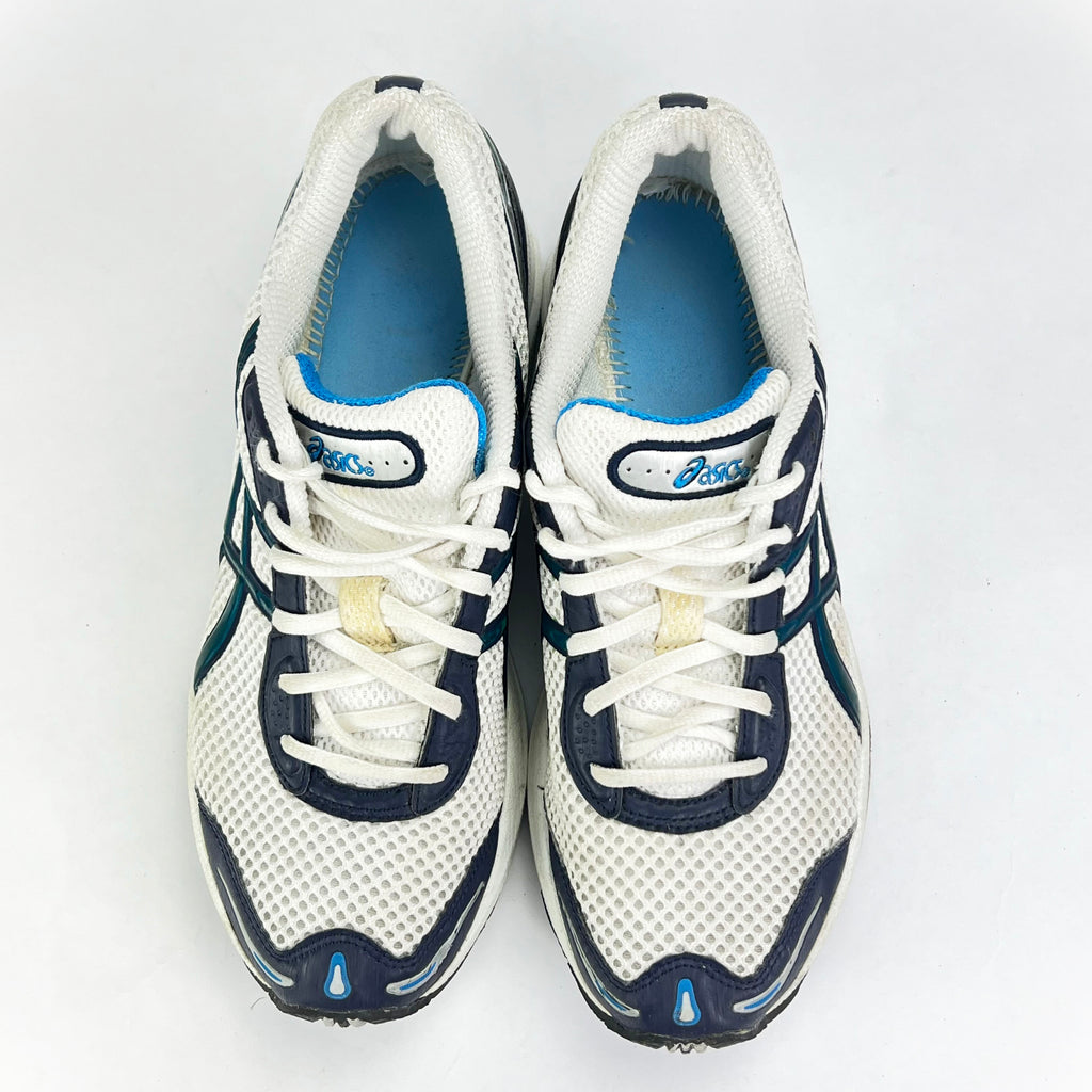 Asics Gel-Cumulus white/blue UK 7