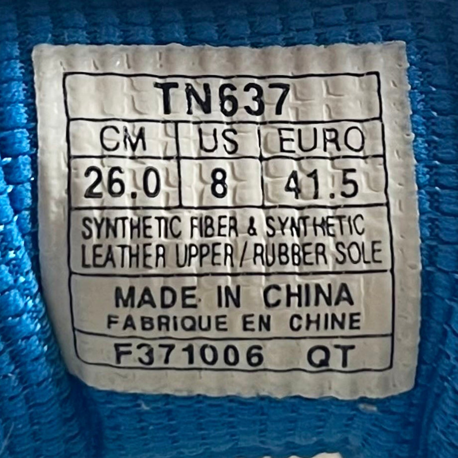 Asics Gel-Cumulus white/blue UK 7