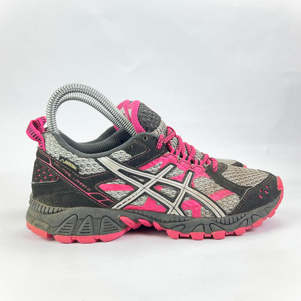 Asics Gel-Trail Lahar 5 GTX Gore-Tex grey/pink UK 4