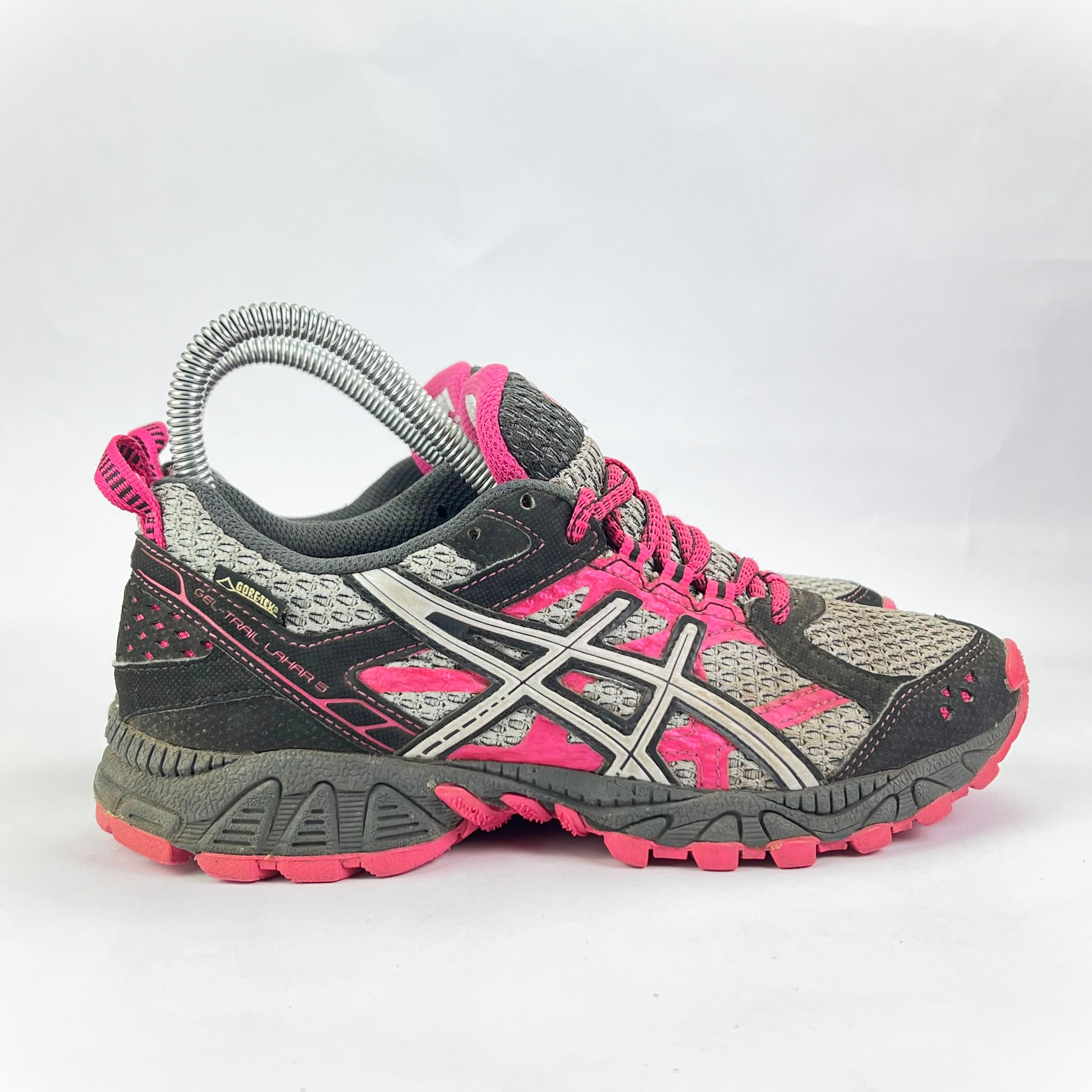Asics Gel-Trail Lahar 5 GTX Gore-Tex grey/pink UK 4