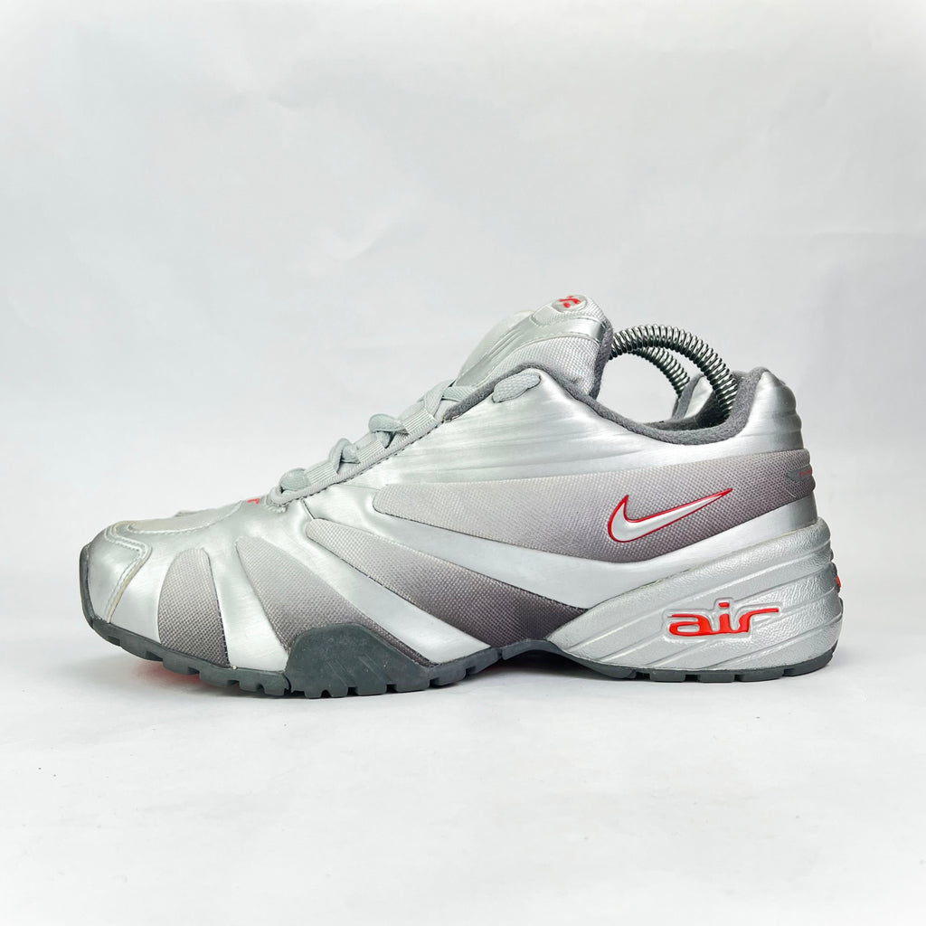 Rare Nike Air Retro trainers silver/red