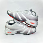 Rare Nike Air Retro trainers silver/red