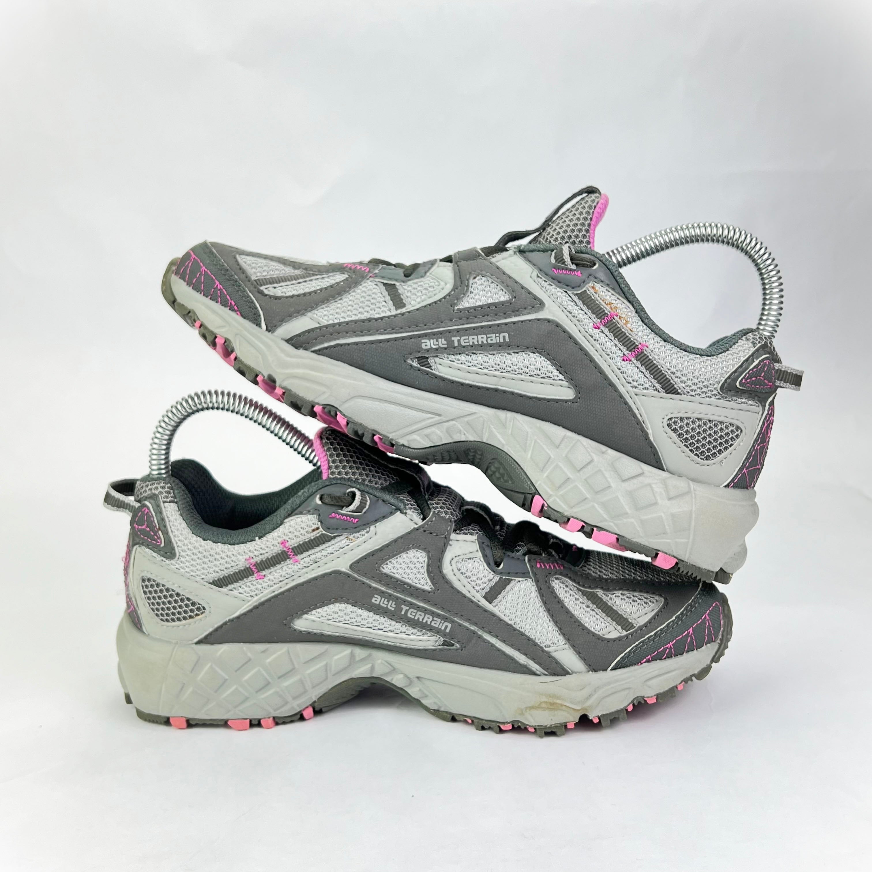 New Balance 411 All-Terrain grey/pink UK 4