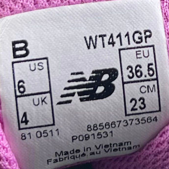 New Balance 411 All-Terrain grey/pink UK 4