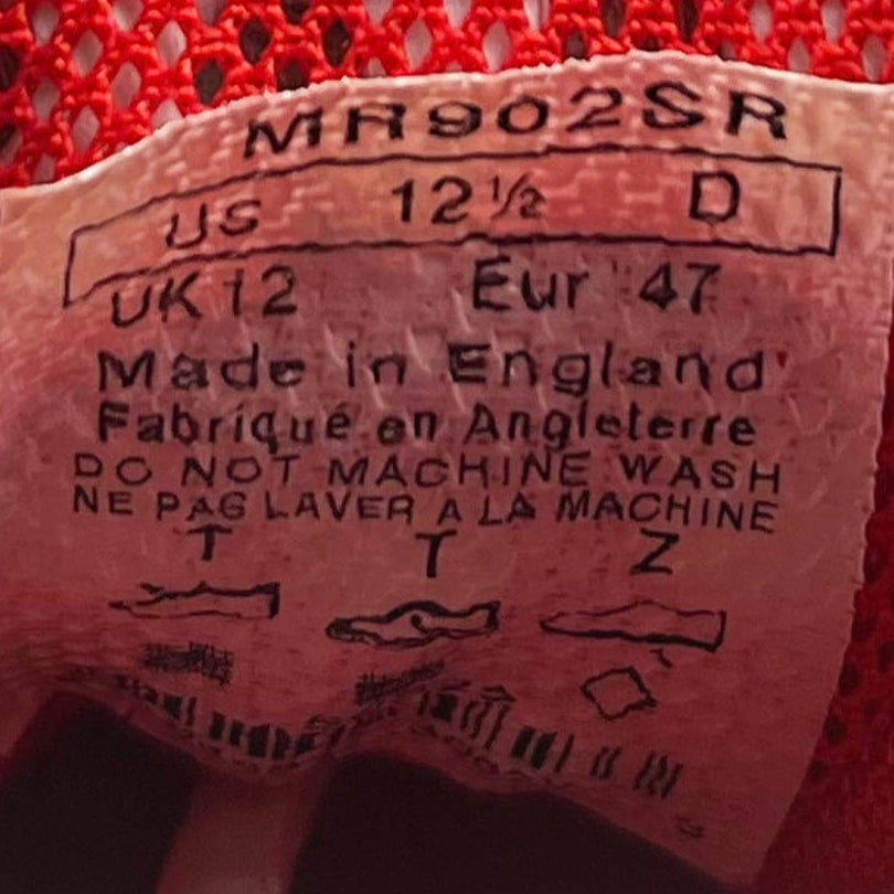 New Balance 902 grey/red UK 12