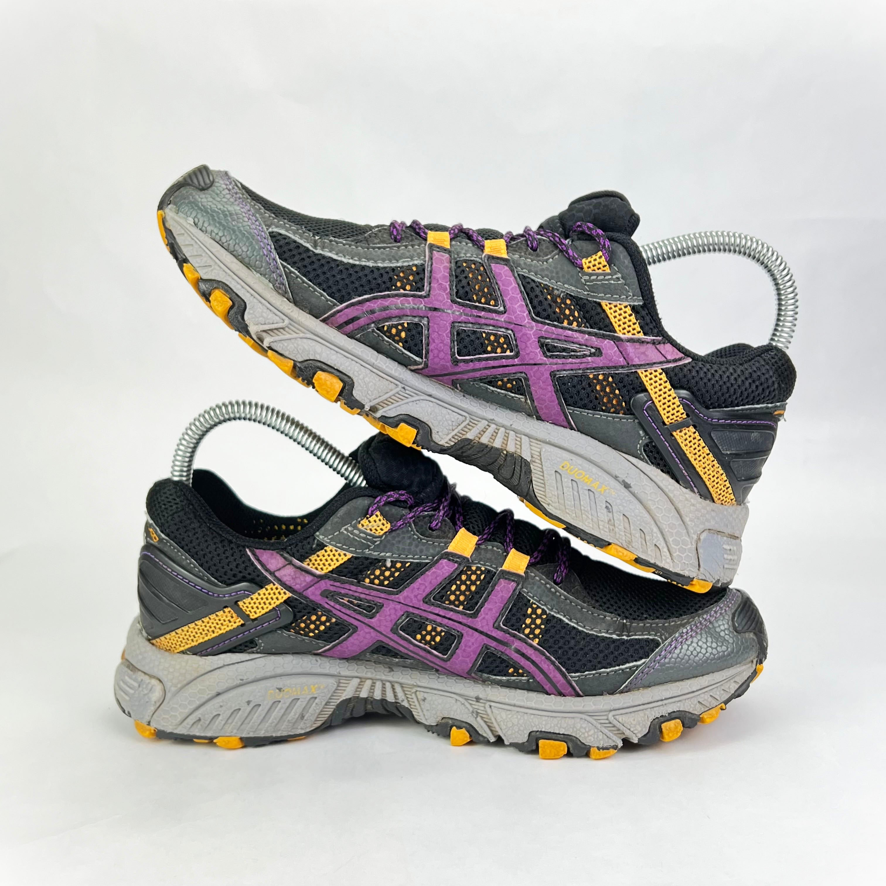 Asics Gel-Trabuco black/orange/purple UK 5.5