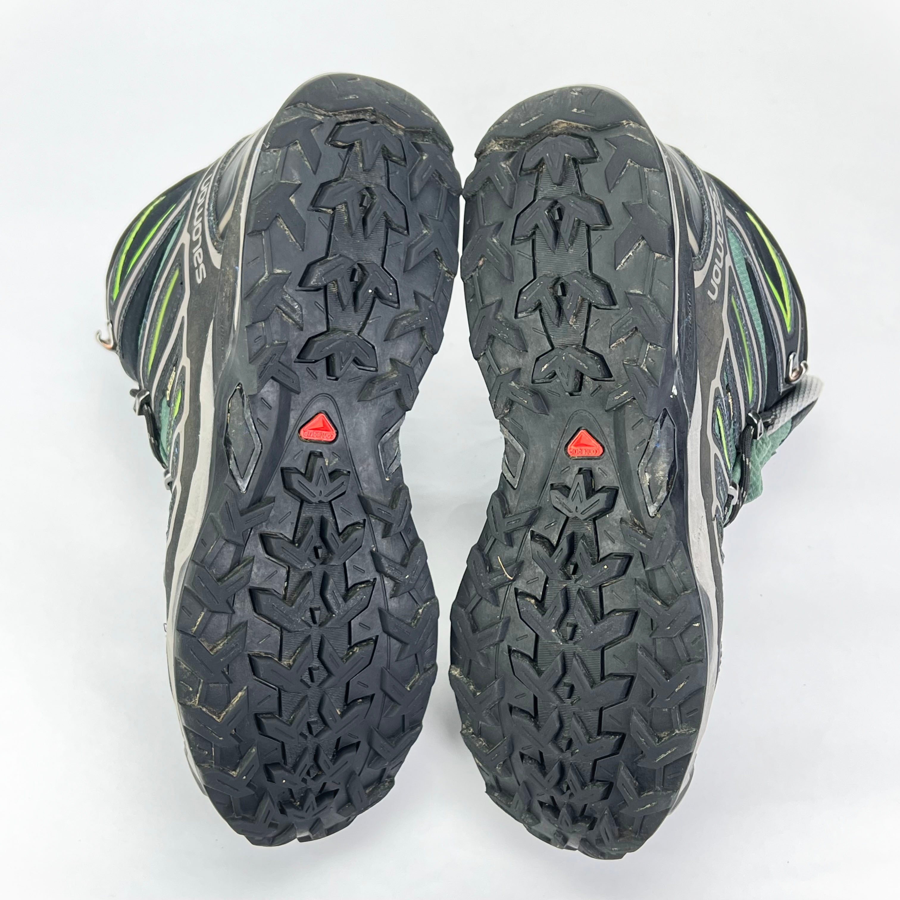 Salomon X Ultra Mid GTX Gore-Tex grey/green UK 9.5