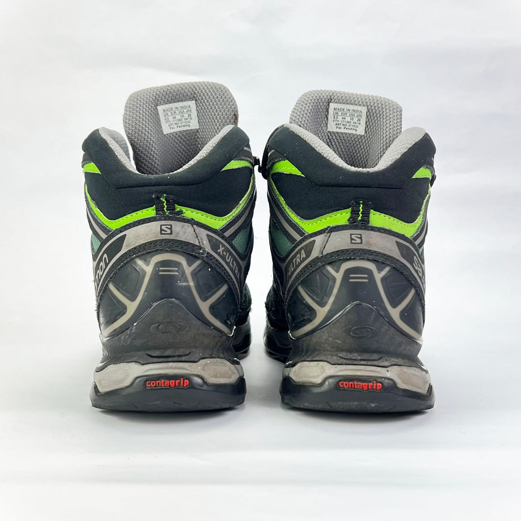 Salomon X Ultra Mid GTX Gore-Tex grey/green UK 9.5