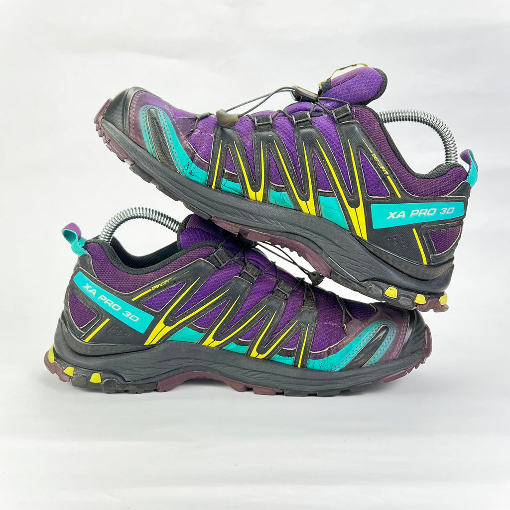 Salomon XA Pro 3D GTX Gore-Tex purple/black/yellow UK 6.5