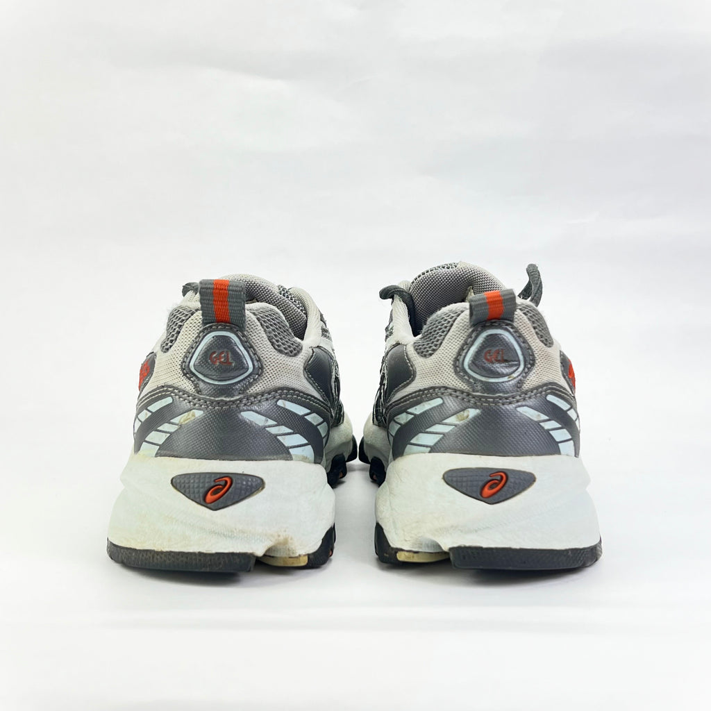 Asics Vintage grey/red runners UK 6