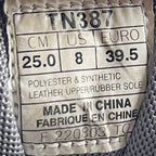 Asics Vintage grey/red runners UK 6