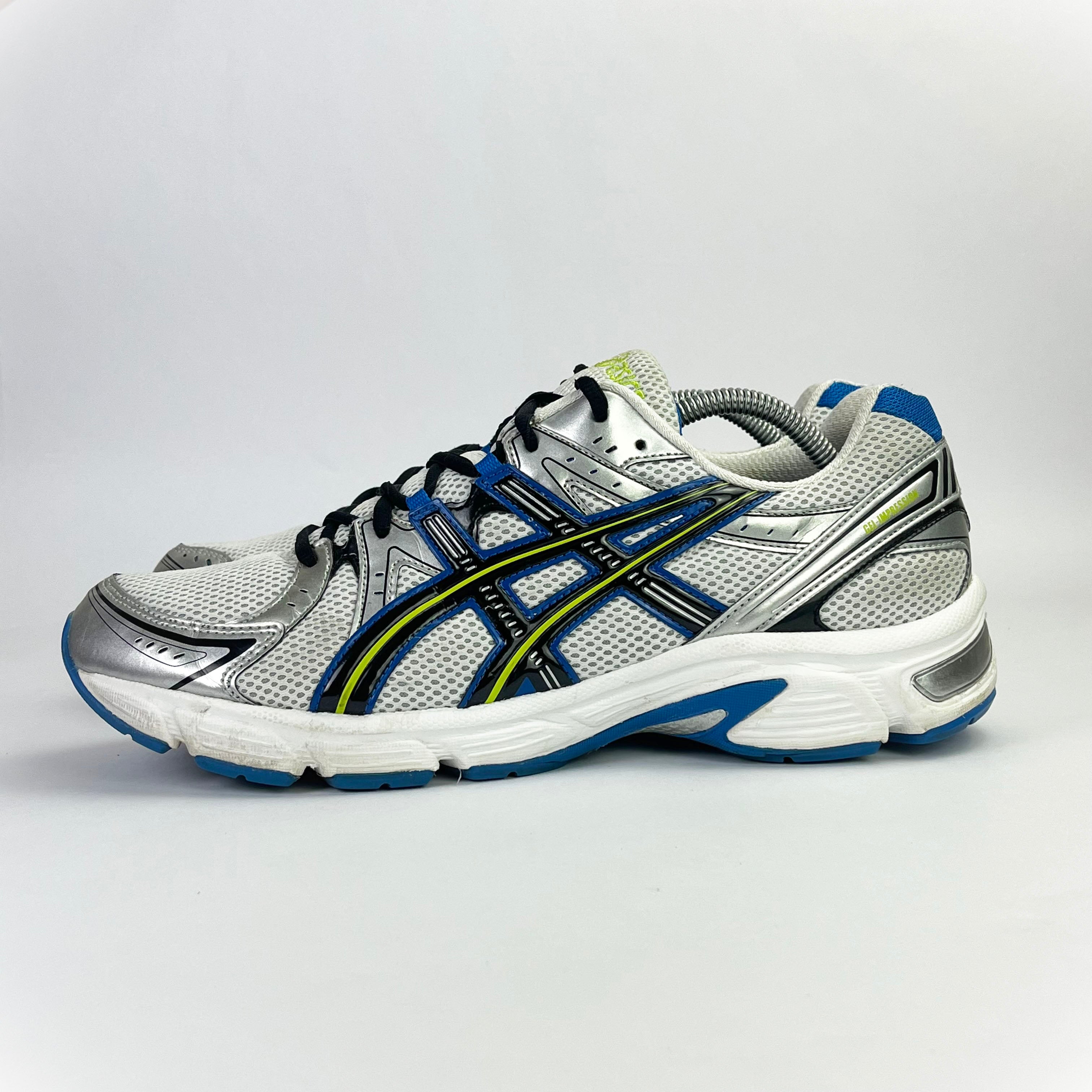 Asics Gel-Impression white/blue/yellow UK 10