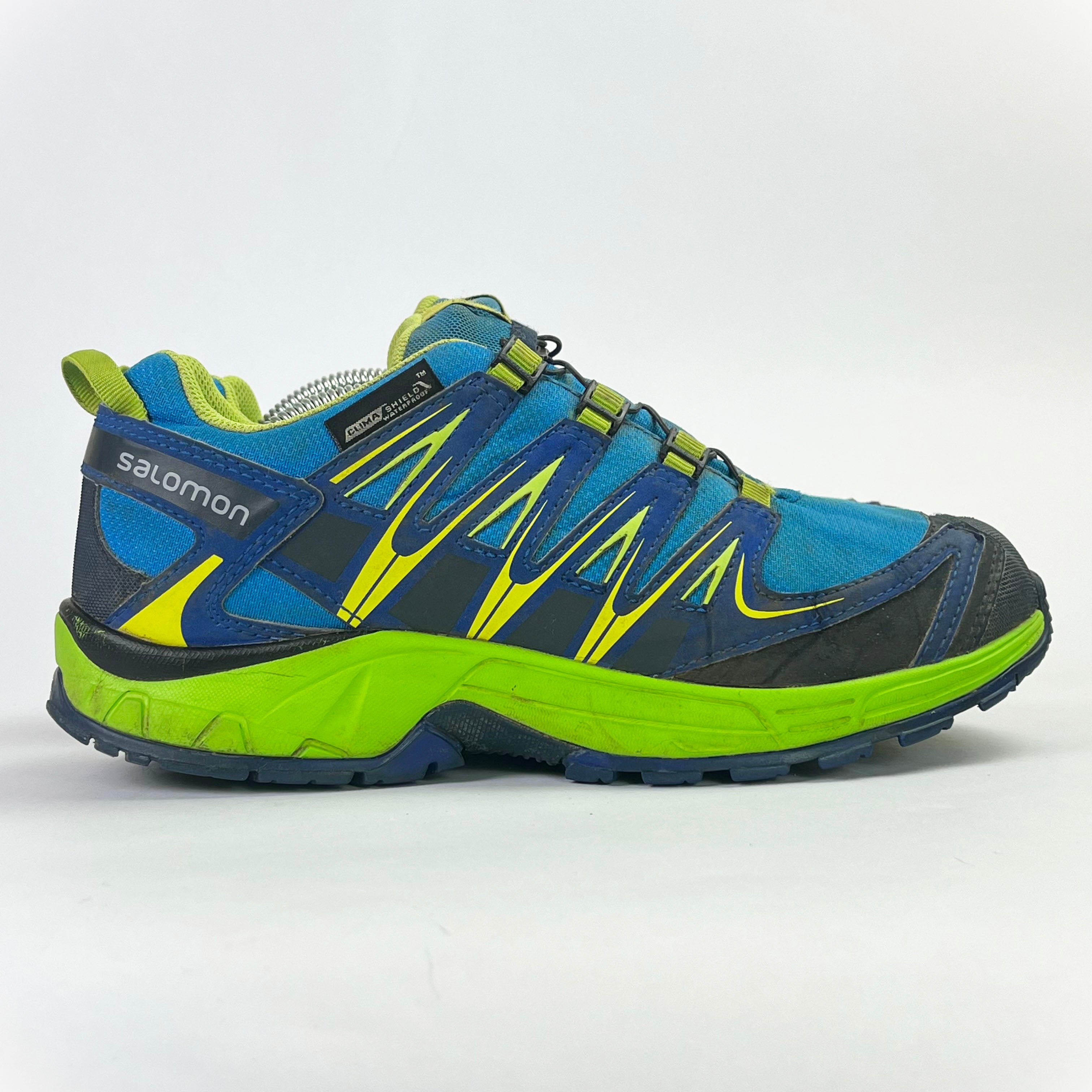 Salomon XA Pro Waterproof blue/yellow UK 5