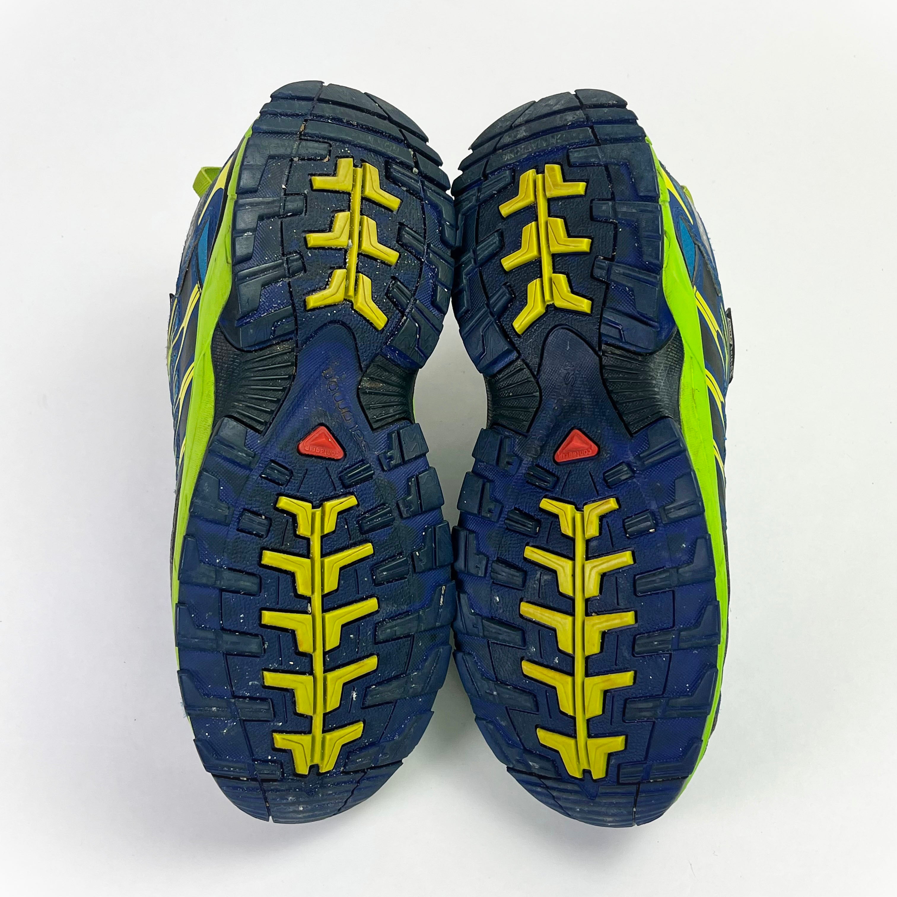 Salomon XA Pro Waterproof blue/yellow UK 5