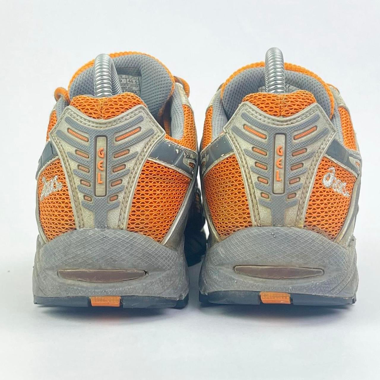Asics Gel-Nordic GTX Gore-Tex orange/grey UK 7