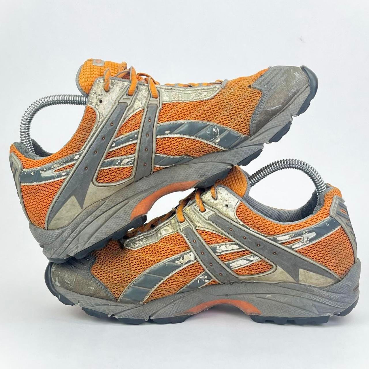 Asics Gel-Nordic GTX Gore-Tex orange/grey UK 7