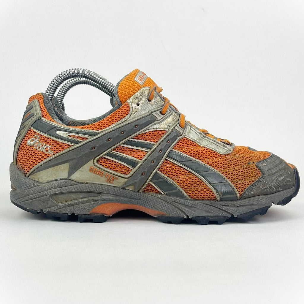 Asics Gel-Nordic GTX Gore-Tex orange/grey UK 7