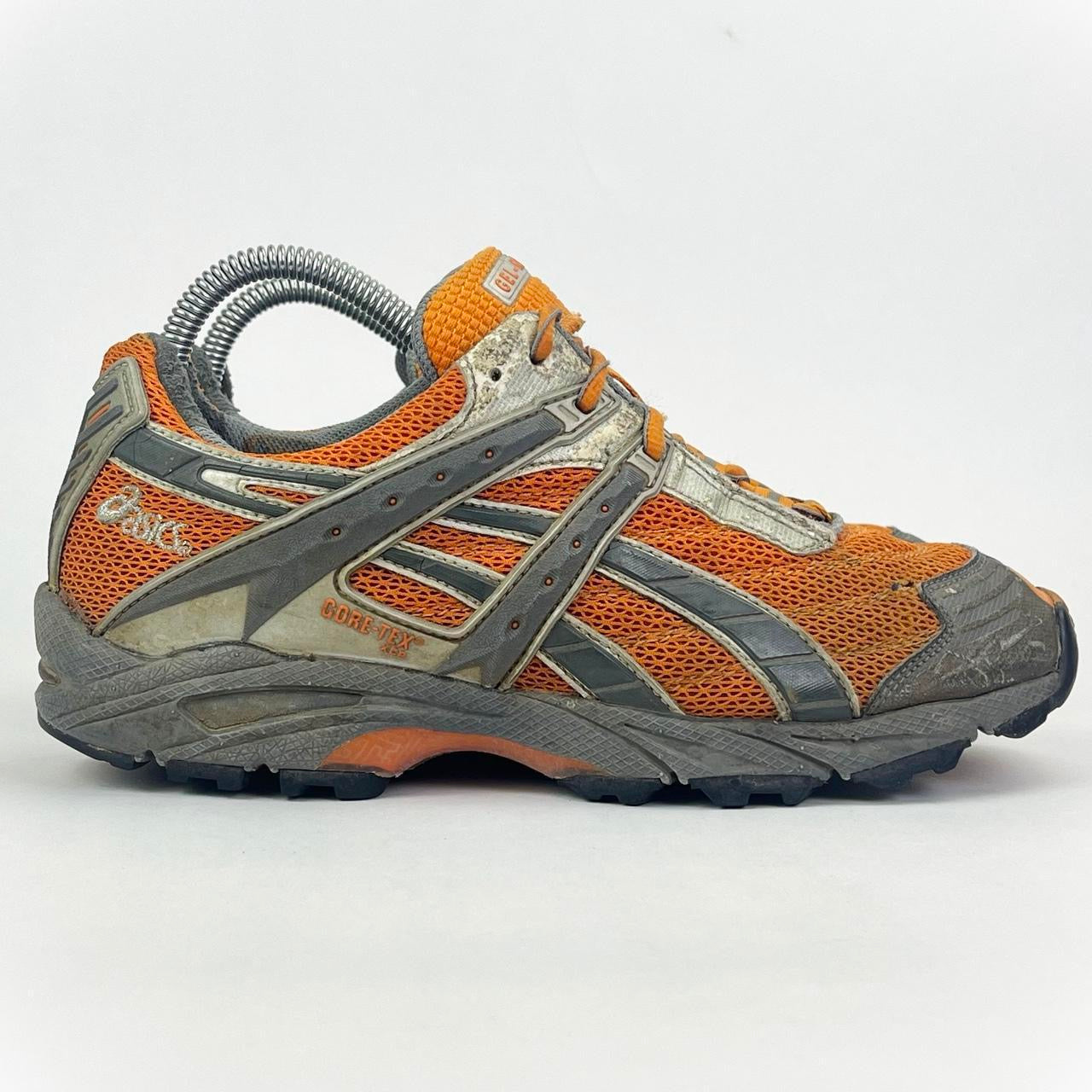 Asics Gel-Nordic GTX Gore-Tex orange/grey UK 7