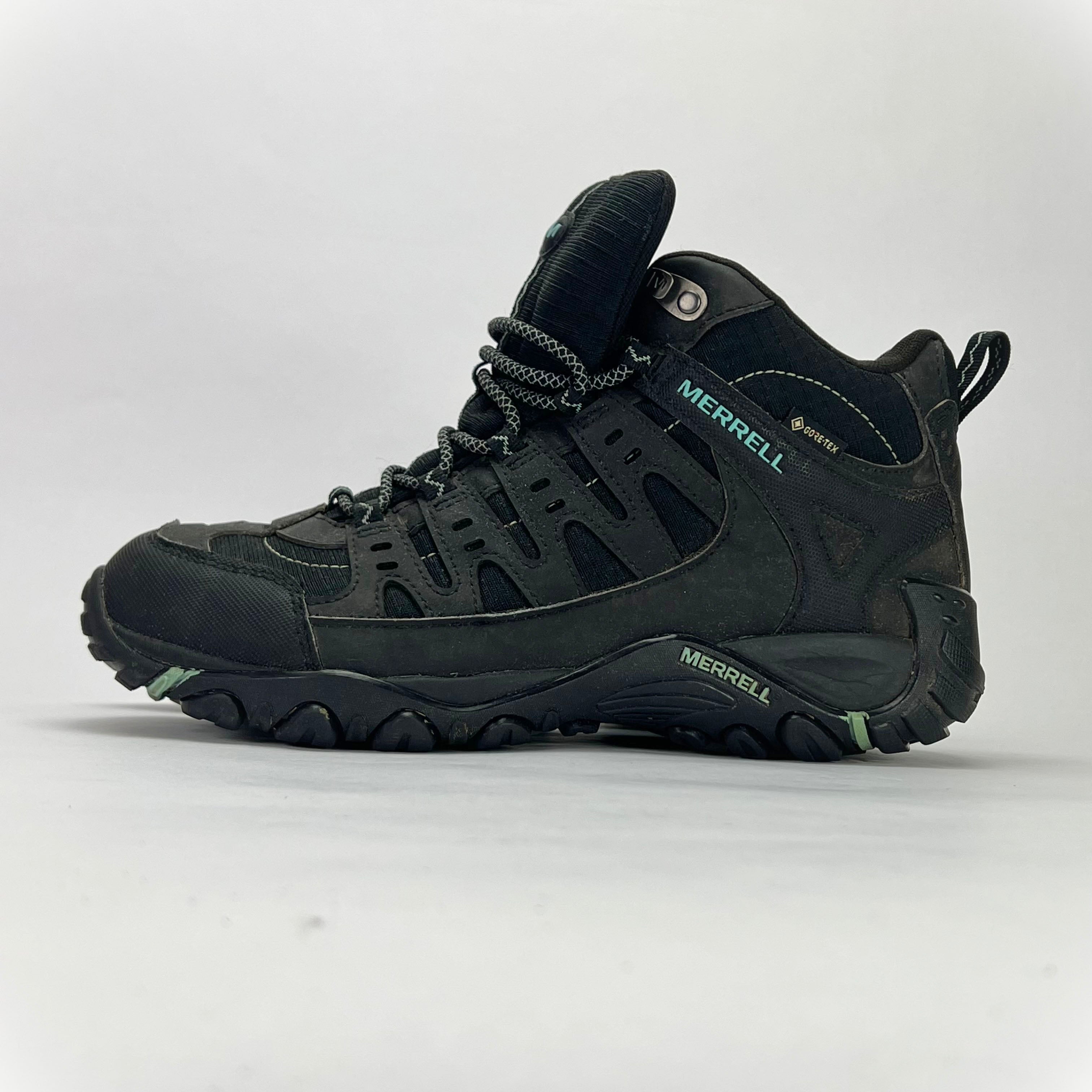 Merrell Mid Accentor Sport GTX Gore-Tex black/aqua UK 7