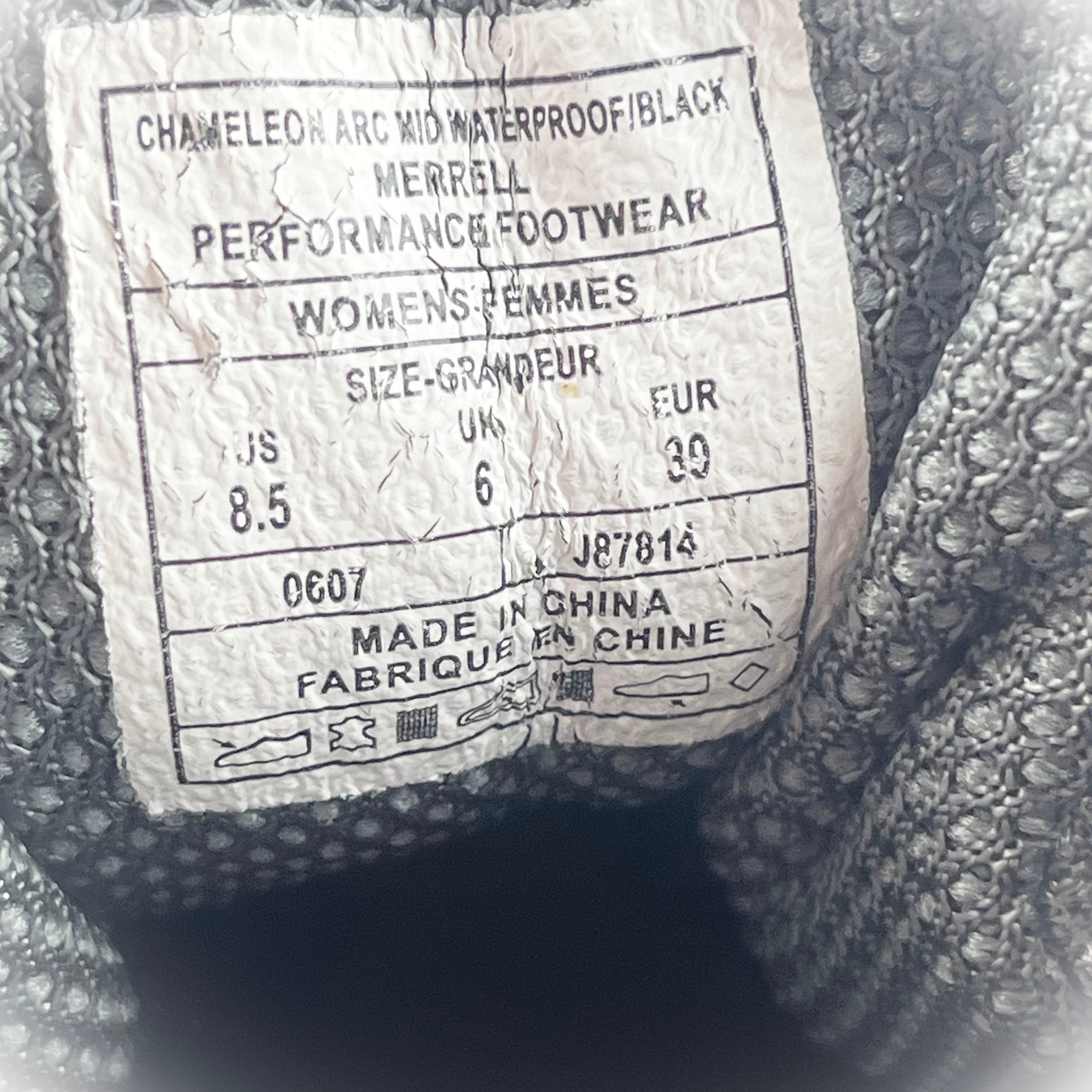 Merrell Chameleon Arc Mid Waterproof black/grey