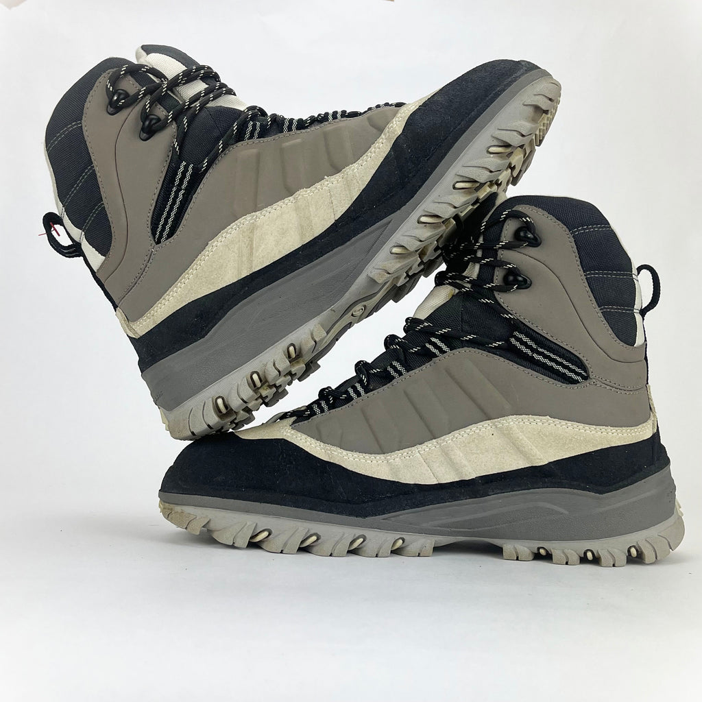 Salomon GTX Gore-Tex High "Snow Storm" walking boots black/beige/grey UK 6.5