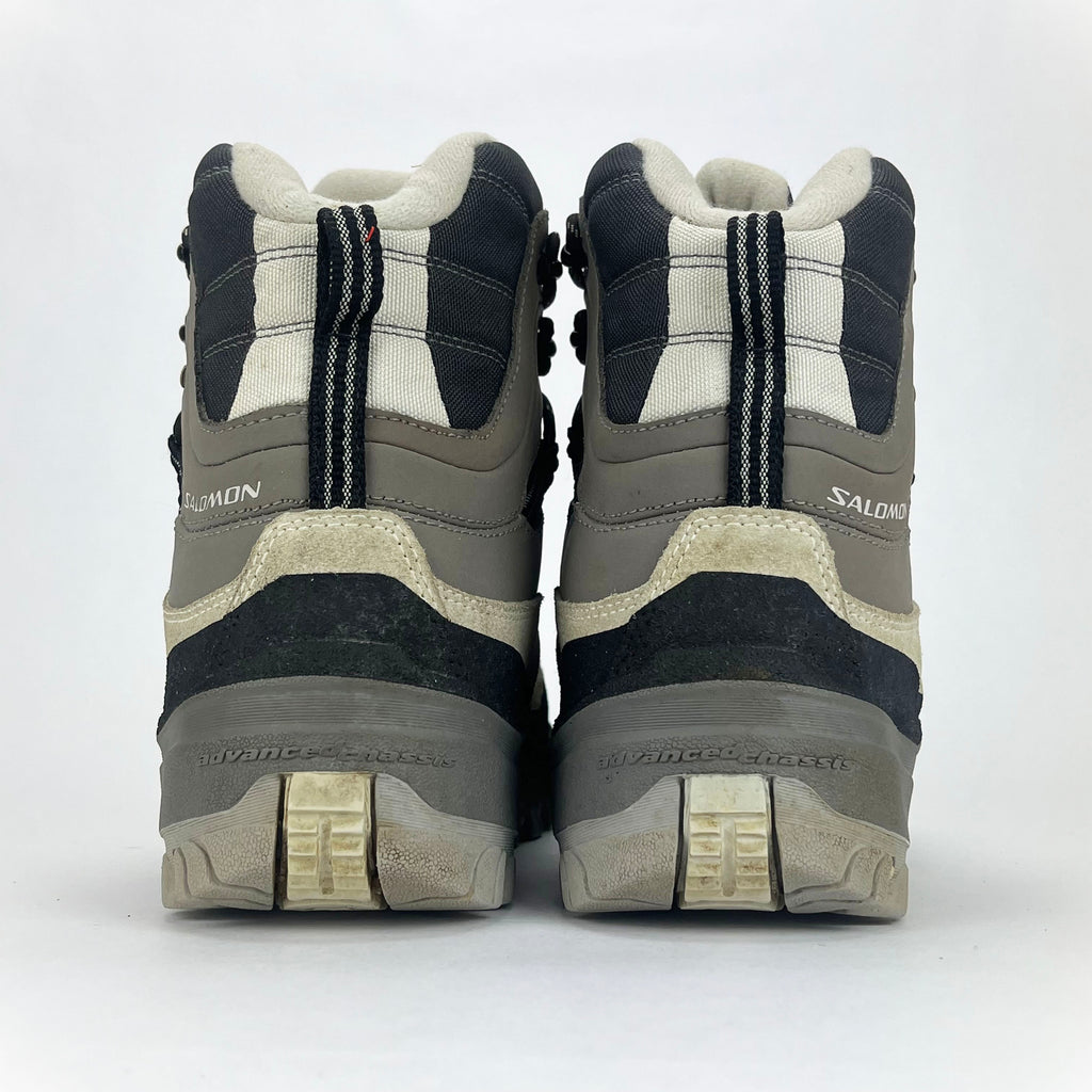 Salomon GTX Gore-Tex High "Snow Storm" walking boots black/beige/grey UK 6.5