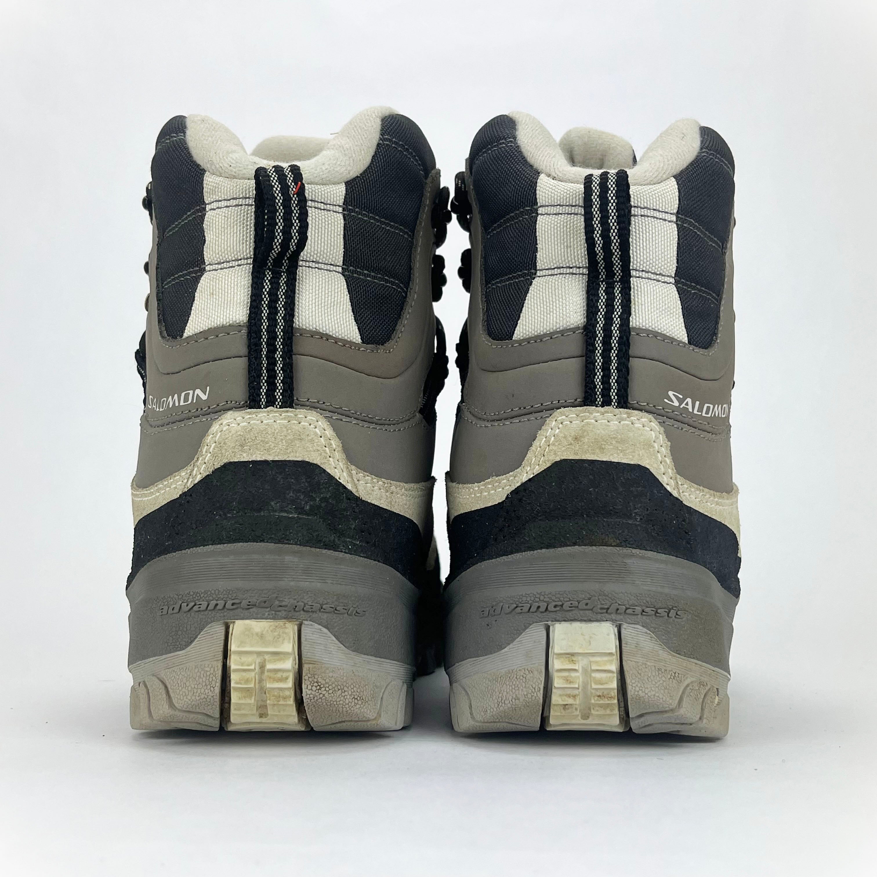 Salomon GTX Gore-Tex High "Snow Storm" walking boots black/beige/grey UK 6.5