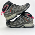 Salomon X Ultra Mid grey/red GTX Gore-Tex UK 7
