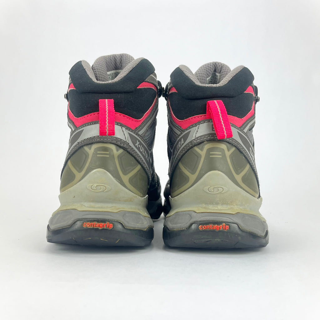 Salomon X Ultra Mid grey/red GTX Gore-Tex UK 7