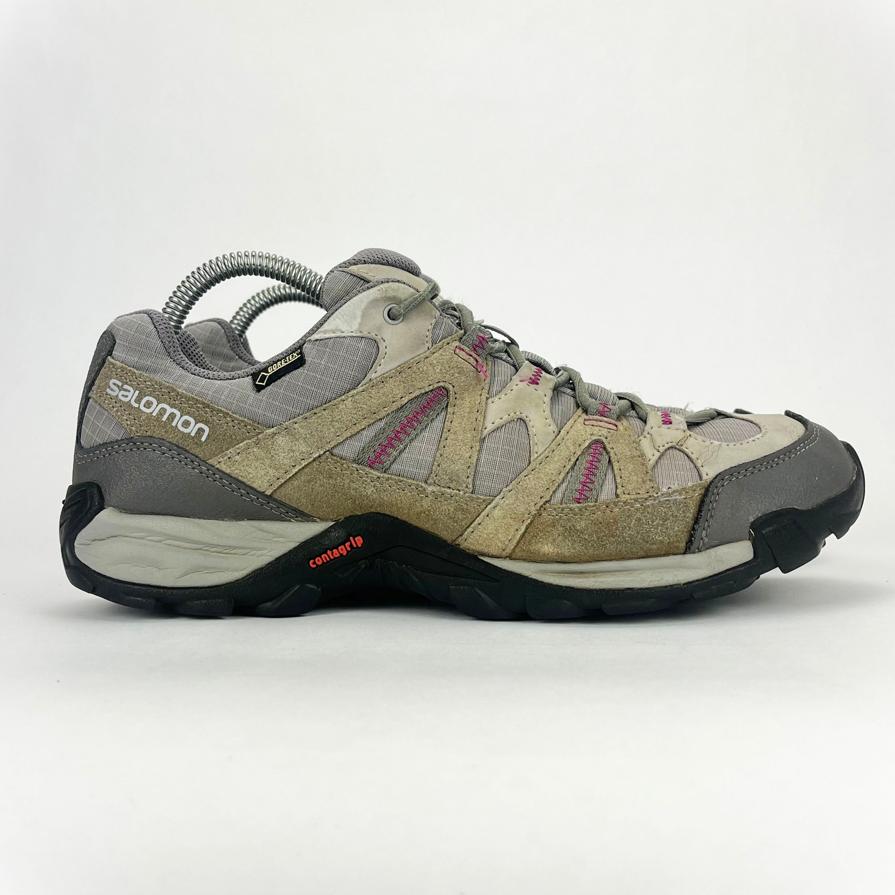 Salomon Exode Low GTX Gore-Tex grey/pink UK 8