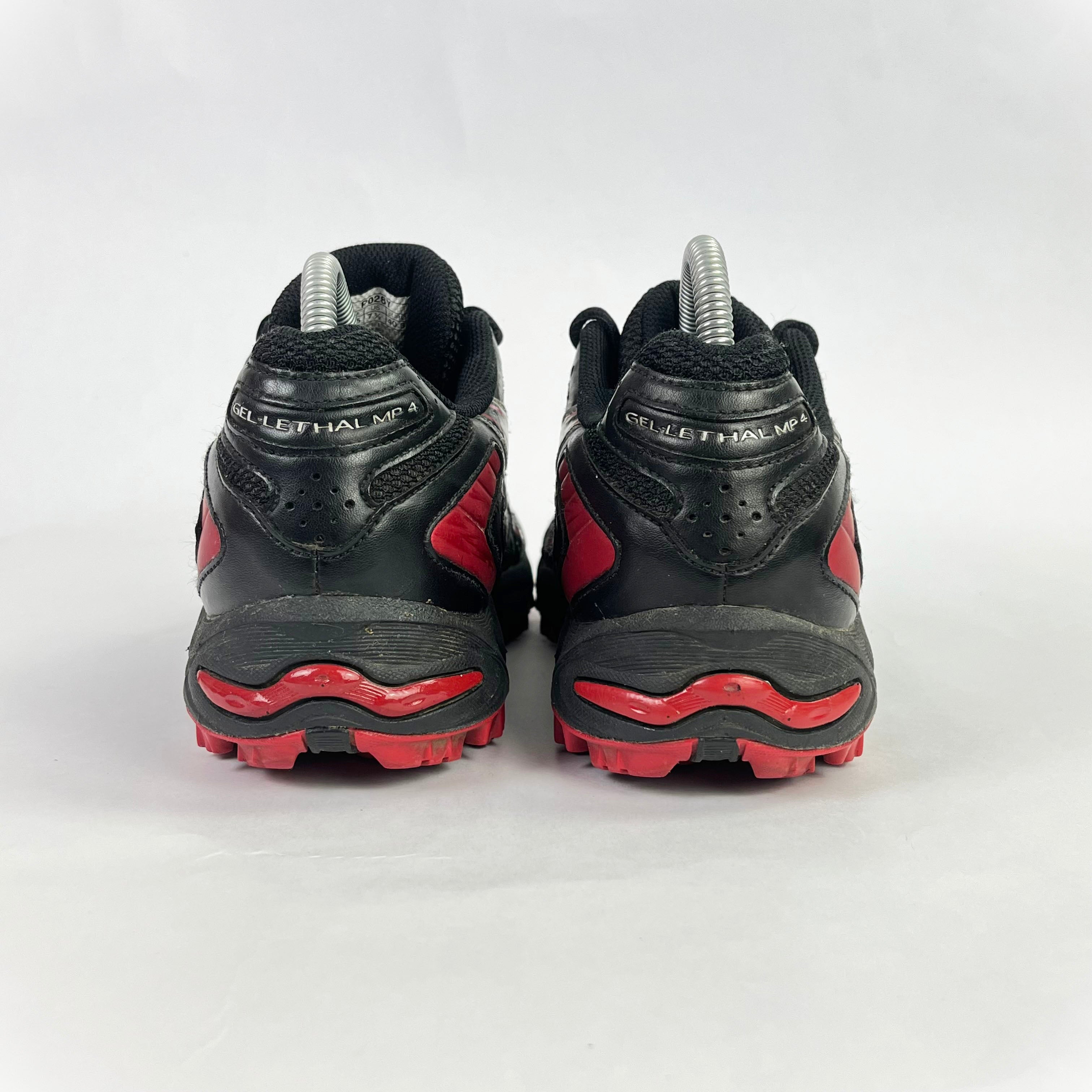 Asics Gel Lethal MP 4 black/red UK 7