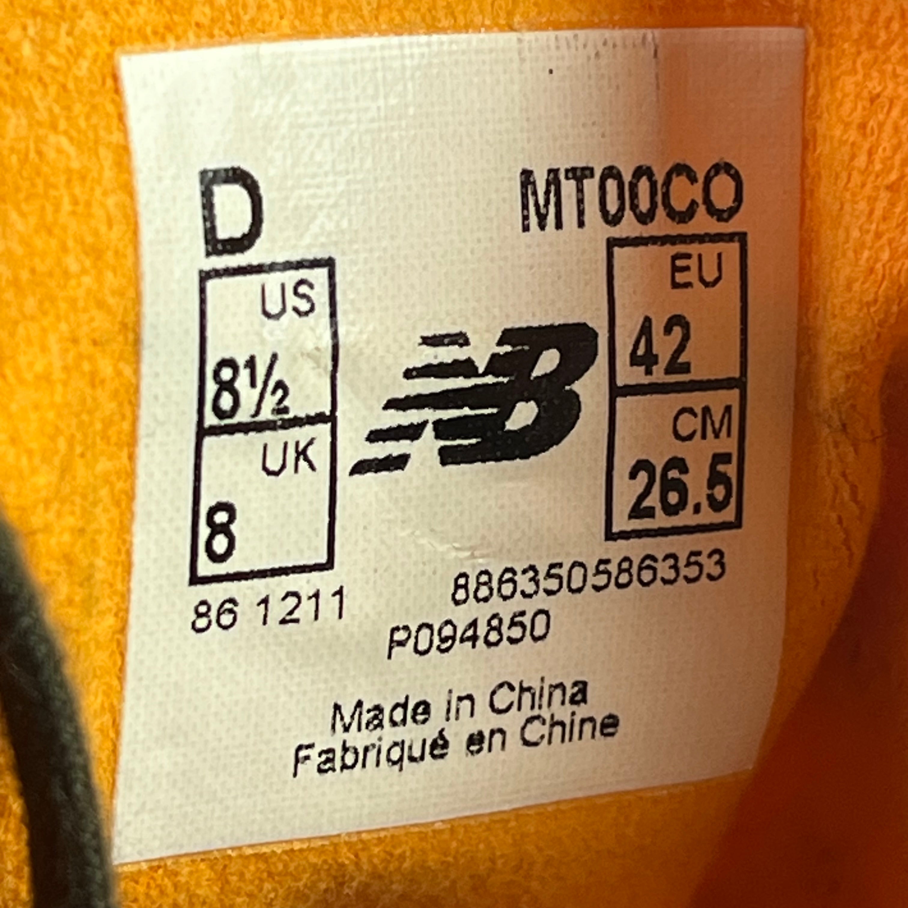 New Balance Minimus Trail Zero orange/grey